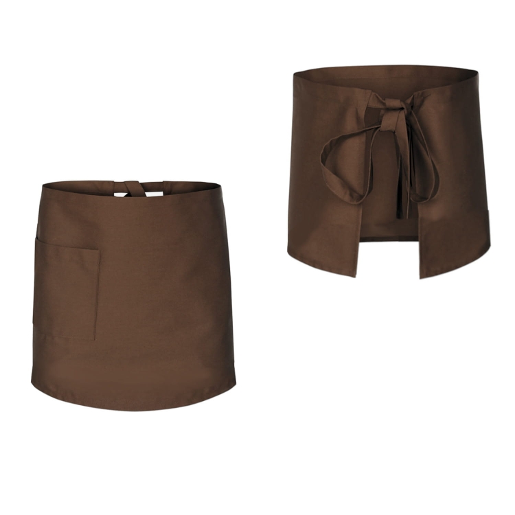 50 cm pitkä ruskea kokk apron