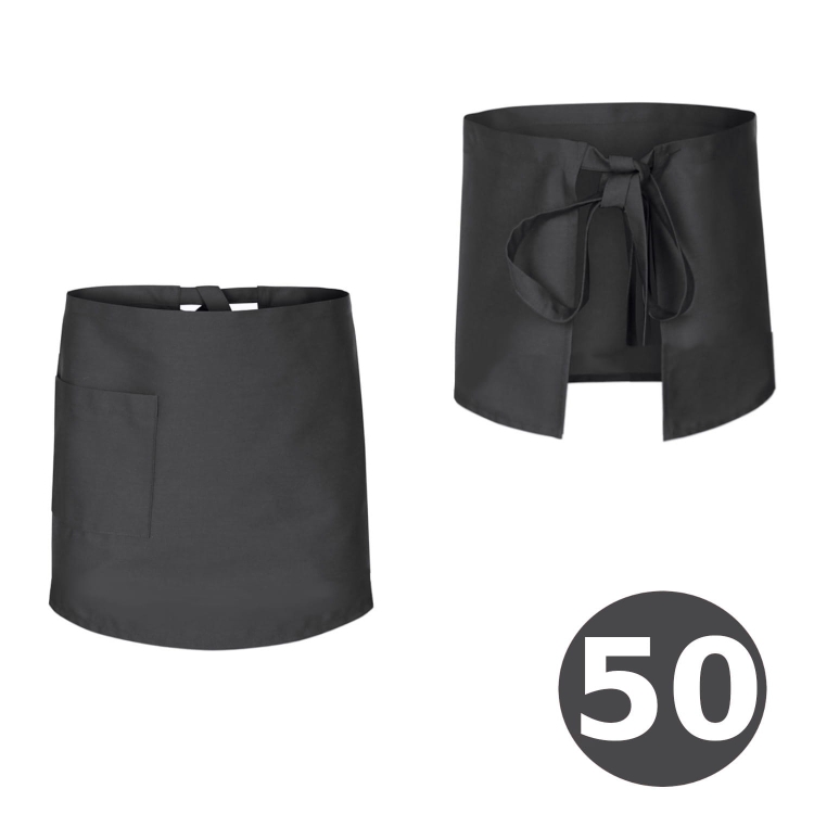 Pitkä harmaa baaritakki 50 cm