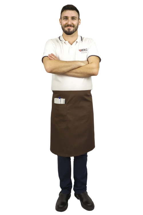 Ruskea tarjoiluhame, pituus 60 cm