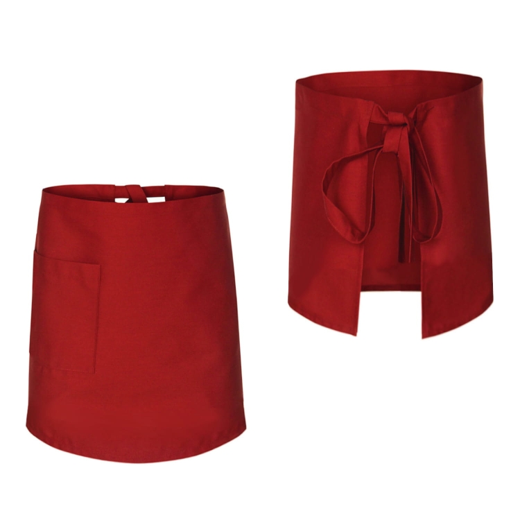 Punainen tarjoiluhame, pituus 60 cm