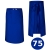 Pitkä sininen baaritakki 75 cm