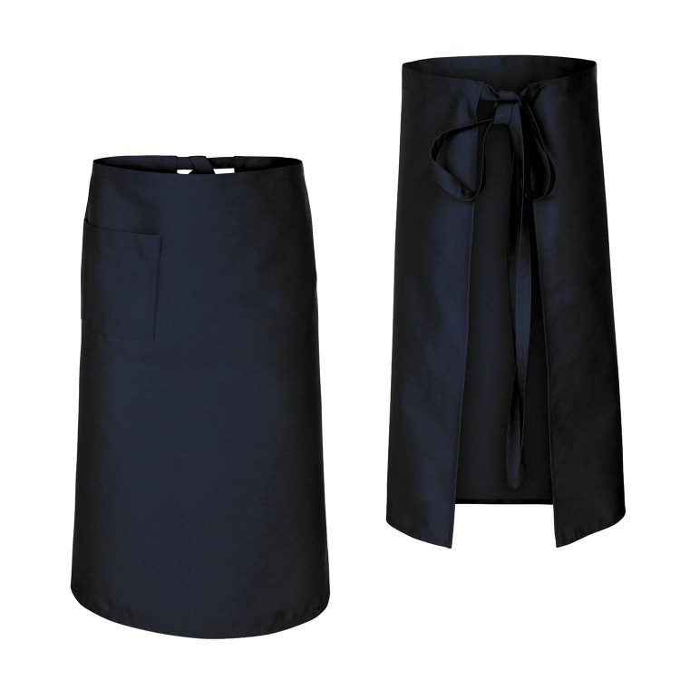 75 cm pitkä tummansininen kokk apron