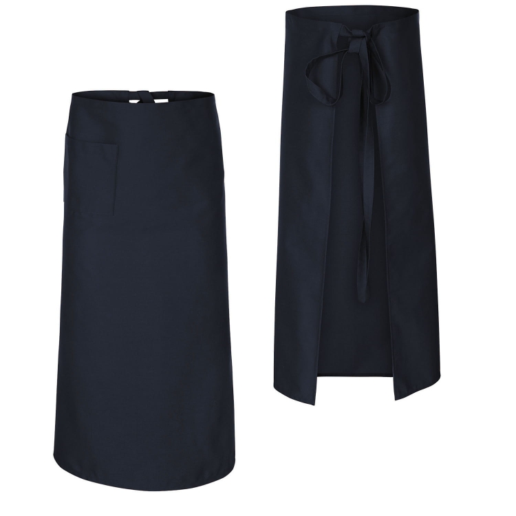 Pitkä baarimikkohame tummansinisessä värissä