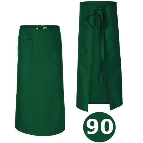 Kokkaus- ja tarjoiluhame, baarimikko, pituus 90 cm