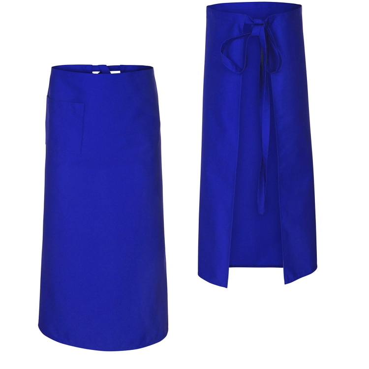 Pitkä sininen baaritakki 90 cm