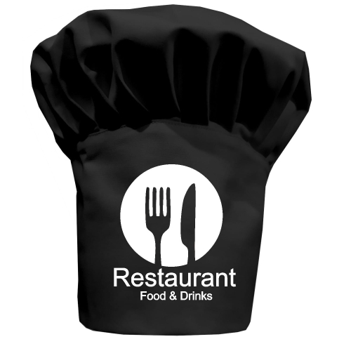 Кухарська шапка Restaurant Food&Drinks з вашим написом