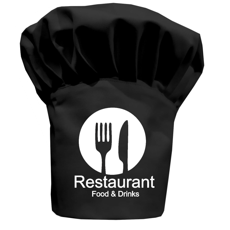 Кухарська шапка Restaurant Food&Drinks з вашим написом