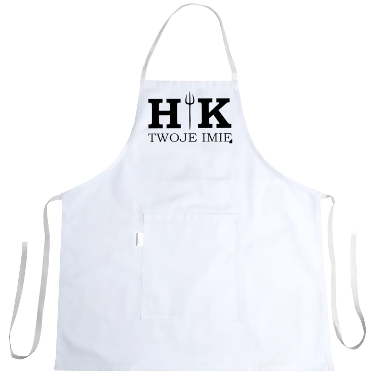 Hell's Kitchen -painatuksella varustettu essu keittiöön.