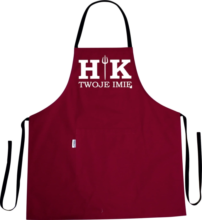 Hell's Kitchen -painatuksella varustettu keittiöesiliina