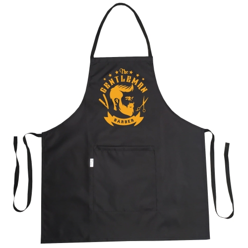 Parturi- ja kampaamotaiteilijan essu 'Gentelman Barber' -grafiikalla