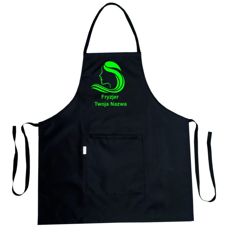 Vesitiivis 'Golden Barber' -grafiikalla varustettu parturi-essu