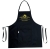 Vesitiivis kampaam apron 'Kauneussalonki' -grafiikalla