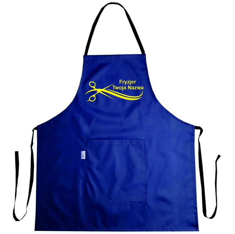 Vesitiivis kampaam apron 'Kultaiset sakset' tyylikäs