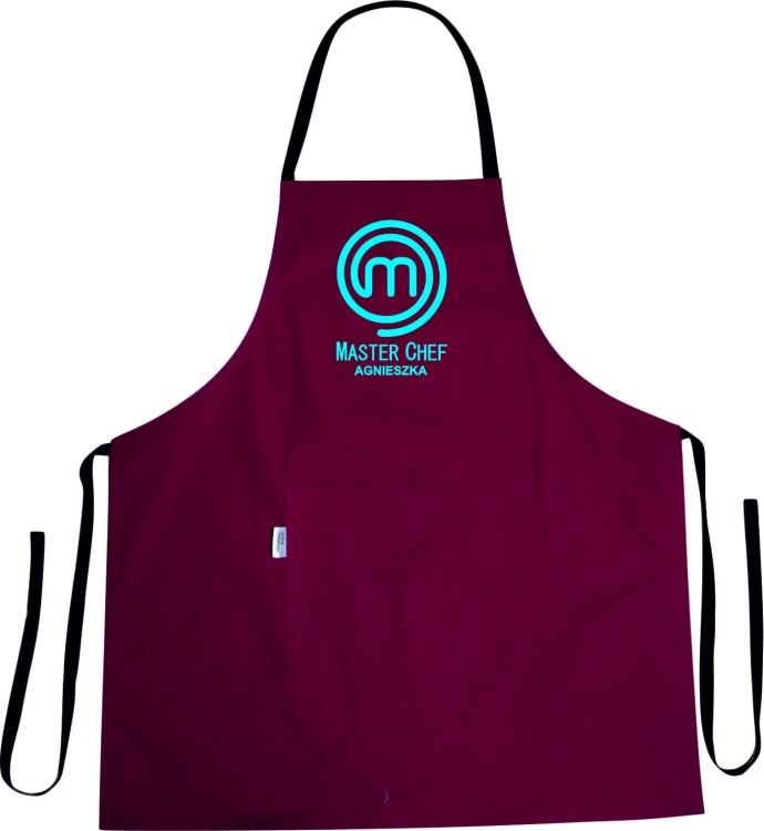 Keittiöesili MASTER CHEF -painatuksella ja nimellä