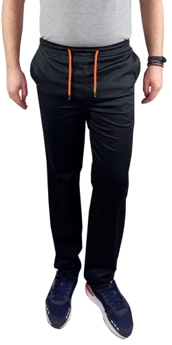 Miesten mustat SLIM-malliset lääkärin housut