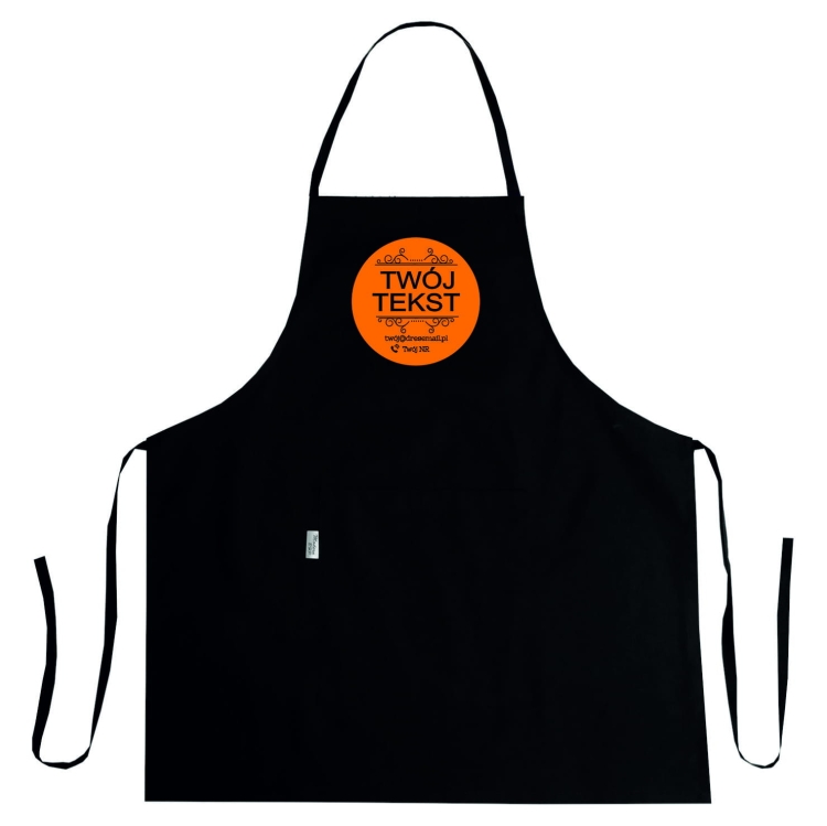 Muotoiltu keittiöesili, jossa valittu mainosteksti.