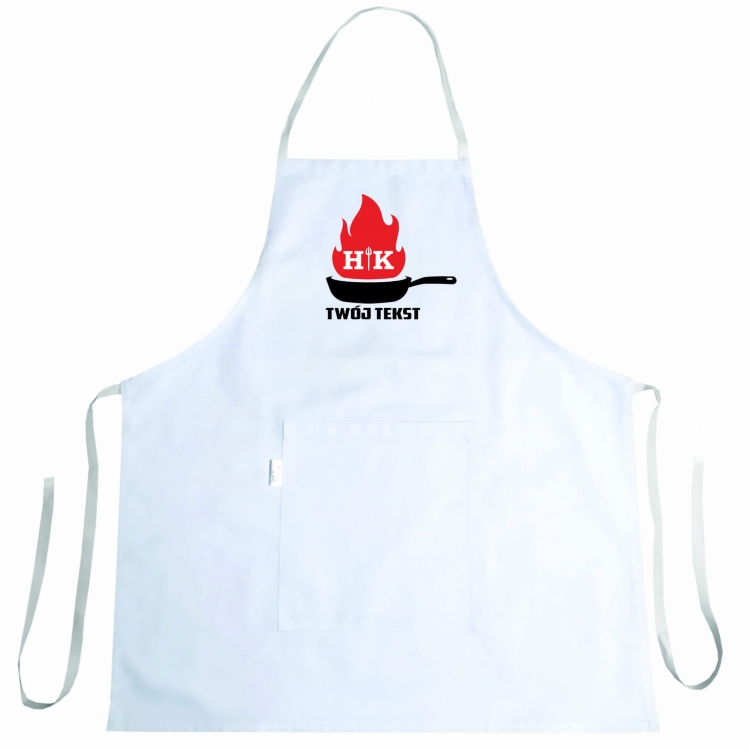 Keittiöesili, jossa on 'Hells Kitchen' -grafiikka.