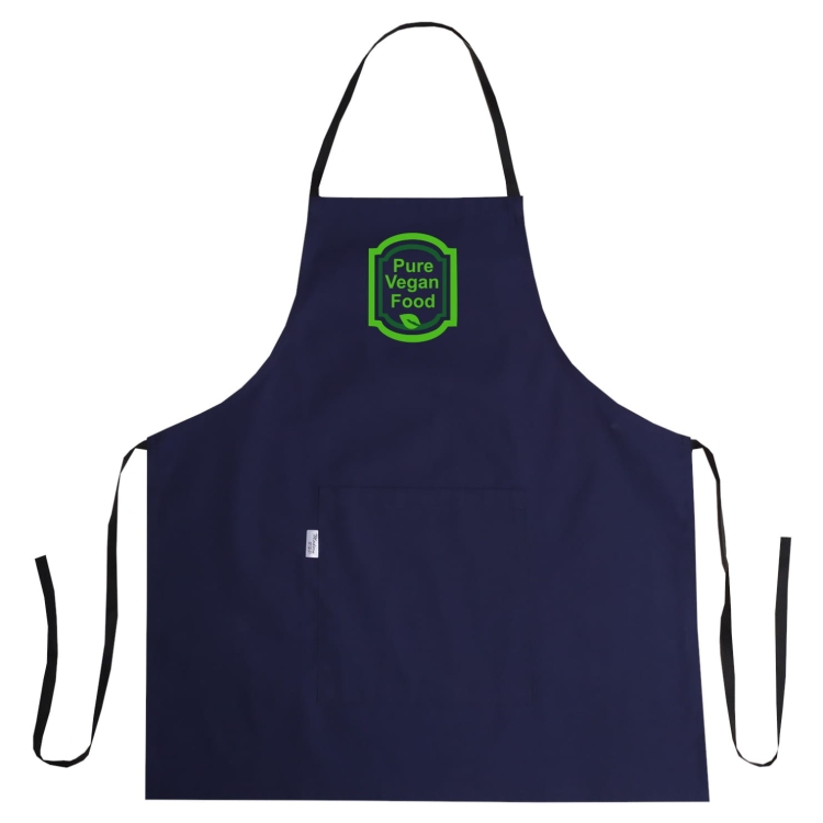 Keittiöesili logo 'Pure vegan food' käytössä.