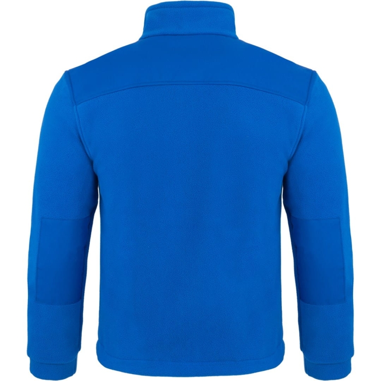 Korkealaatuinen sininen fleece-paita.