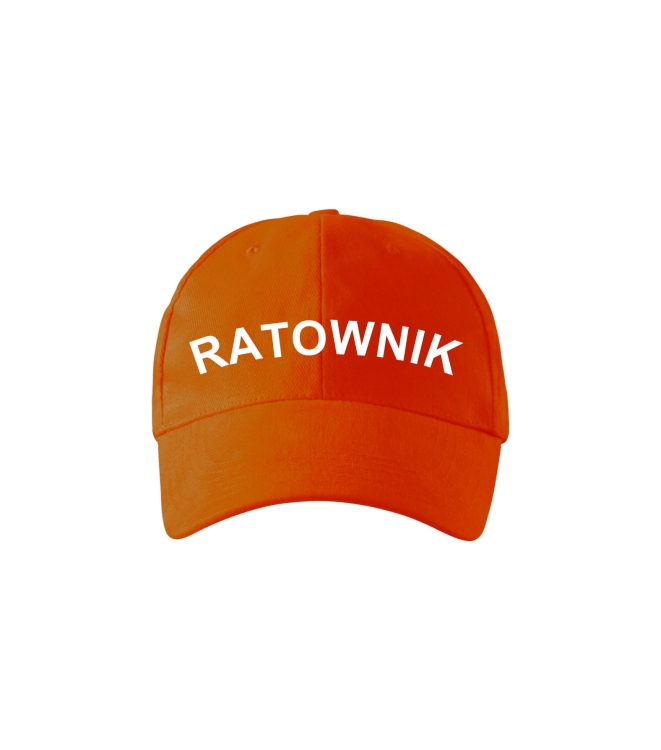Pelastushattu oranssina.