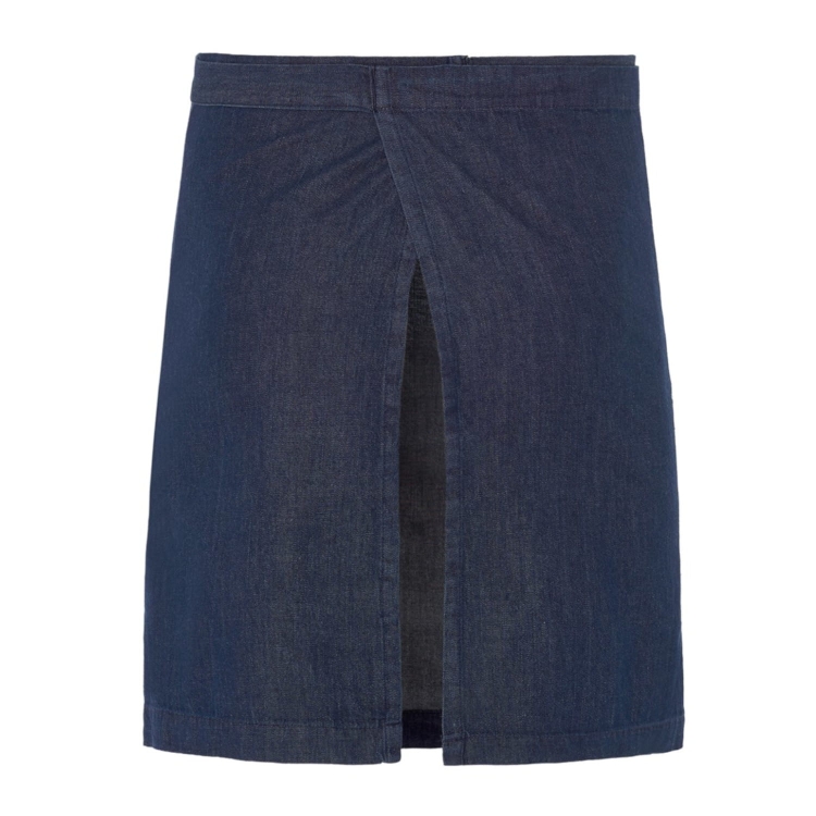 50 cm pitkä farkku baaritakki