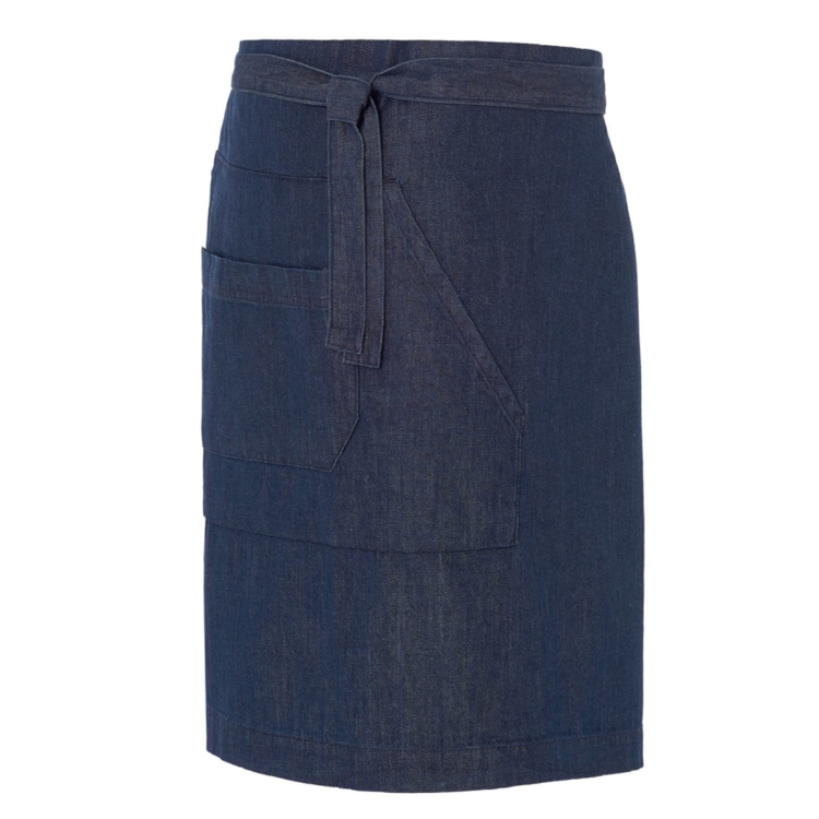 50 cm:n baarimikkoesiliina, valmistettu denimistä.