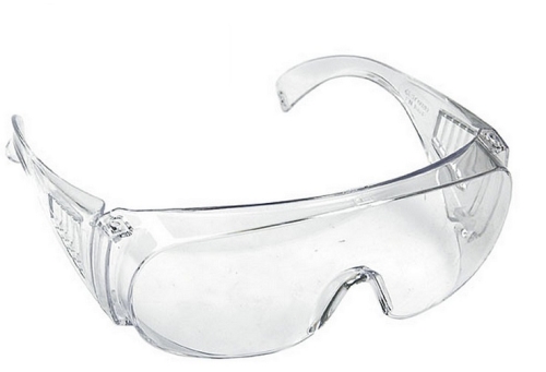 Suojalasit, laboratoriolasit, roiskeilta suojaavat.