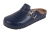 Skórzane klapki medyczne granatowe