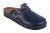 Medyczne klapki skórzane granatowe