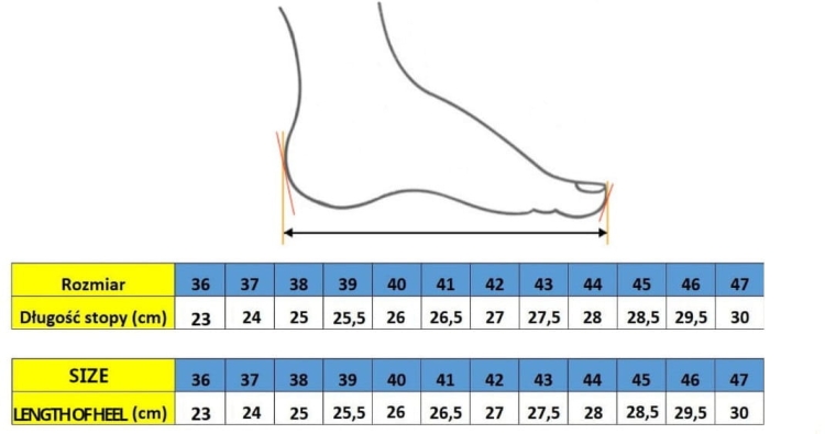 Skórzane buty medyczne Premium czarne
