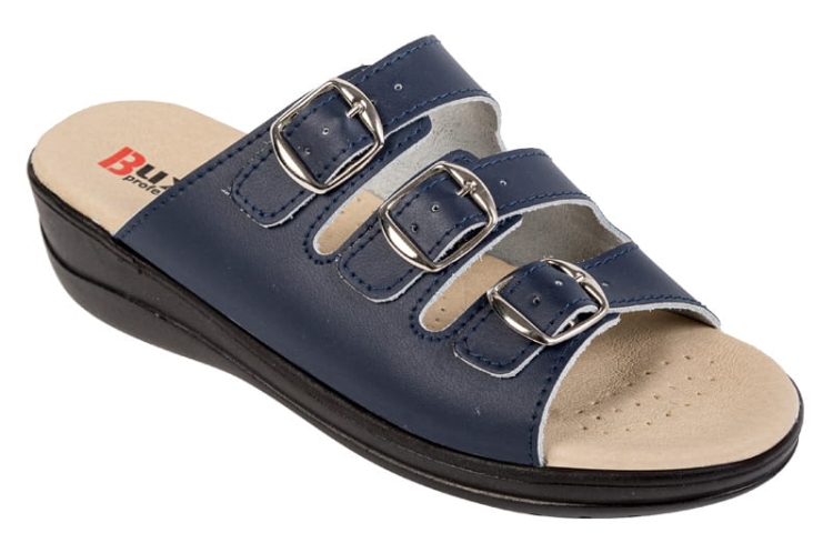 Buty medyczne granatowe Premium skórzane