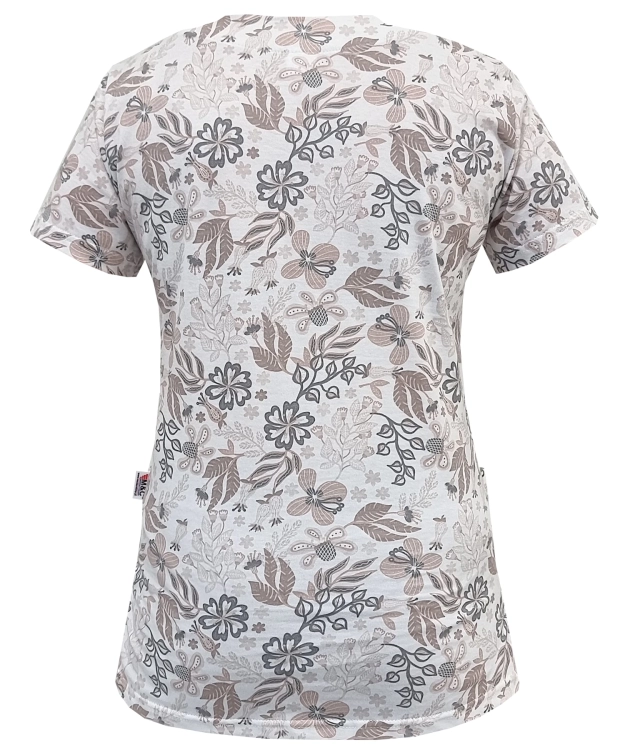 Medyczna bluza we wzorek z 100% bawełny elastycznej