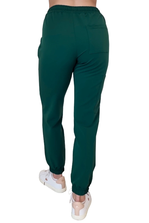 Zielona butelka joggery medyczne Casual Premium