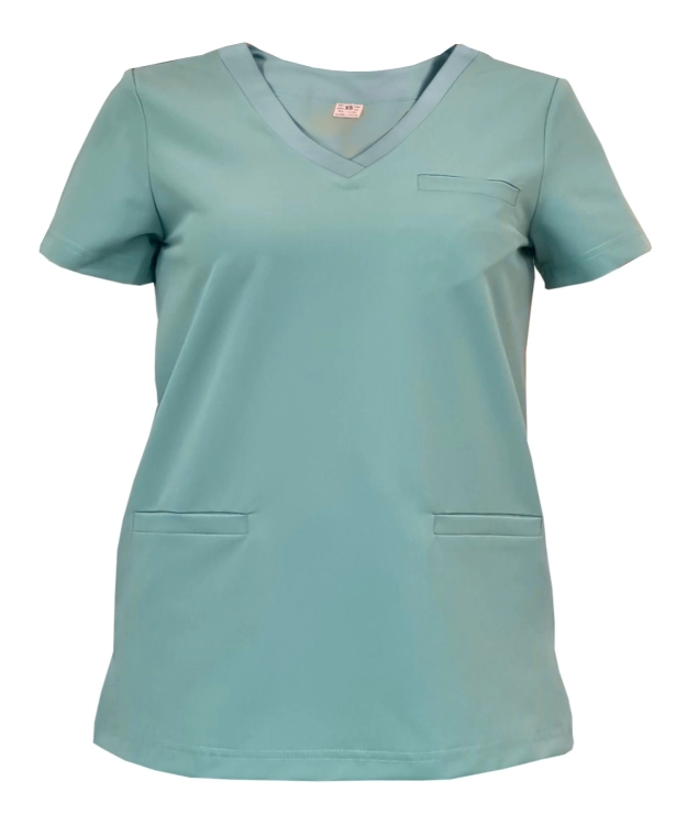 Miętowa bluza medyczna damska BASIC PREMIUM
