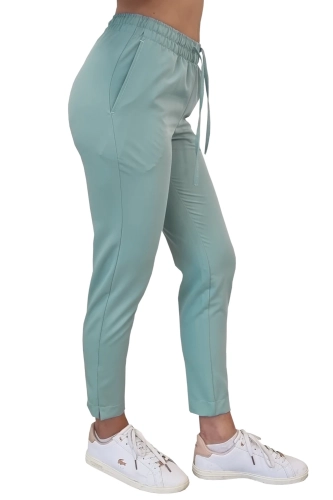 Damskie spodnie medyczne miętowe BASIC PREMIUM