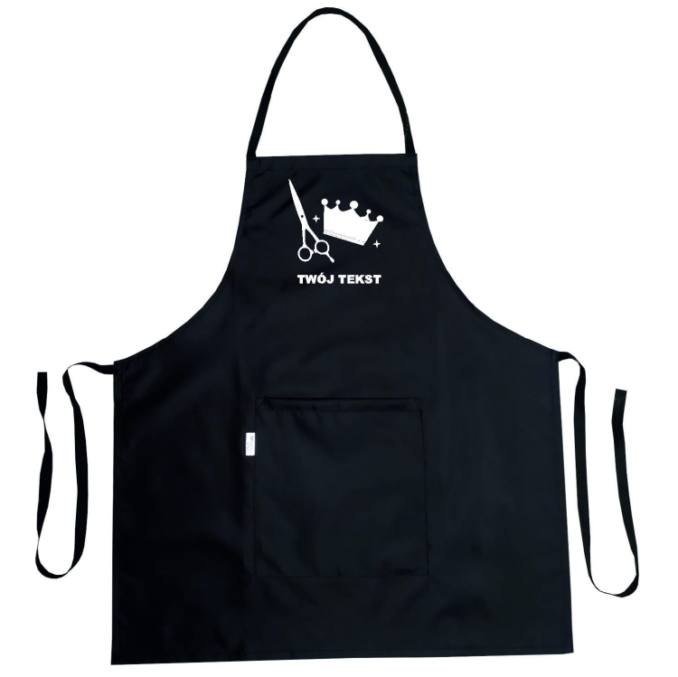 Wodoodporny fartuch fryzjerski z grafiką