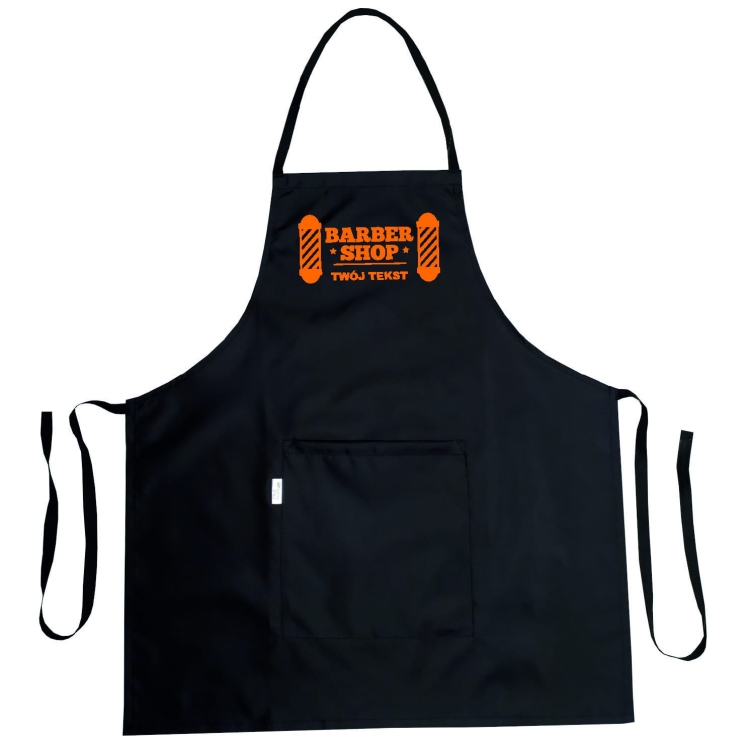 Wodoodporny fartuch fryzjerski z grafiką