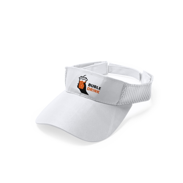 Logo na daszku cateringowym, starannie wykonany