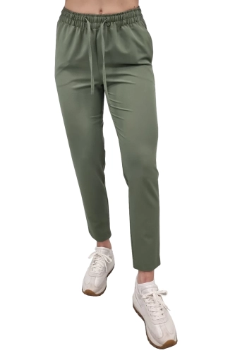 Spodnie medyczne damskie oliwkowe BASIC PREMIUM