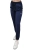 Joggery medyczne Casual Premium w kolorze ciemnym granatowym