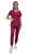 Komplet medyczny damski wiśniowy – scrubs CASUAL PREMIUM
