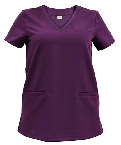 Fioletowa bluza medyczna damska BASIC PREMIUM