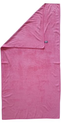 Ręcznik z mikrofibry w kolorze różowym