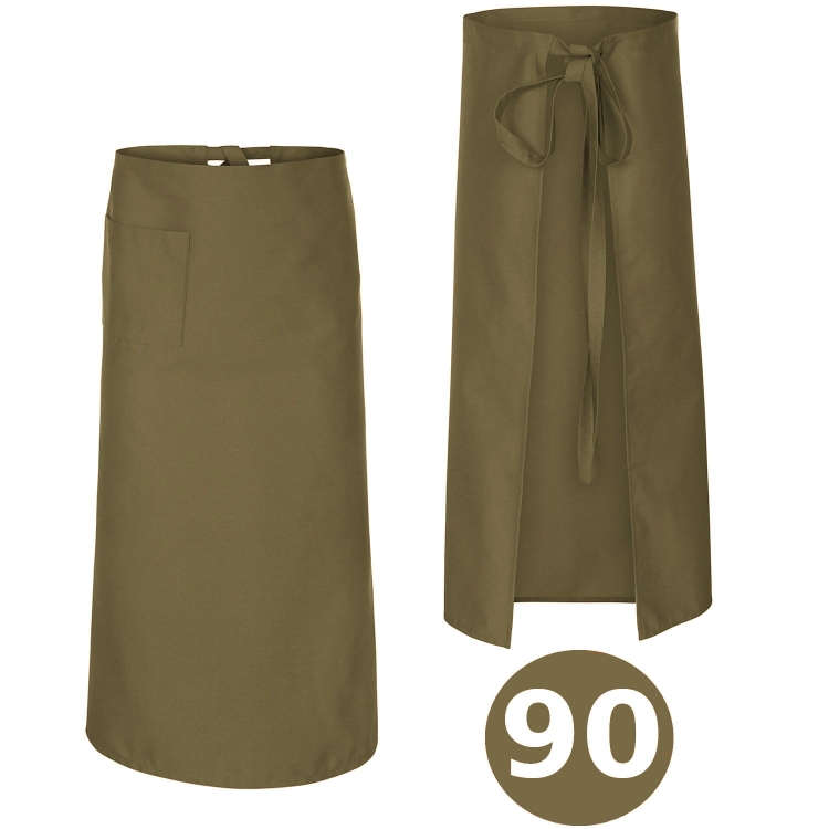 zapaska kucharska dł. 90 cm beżowa