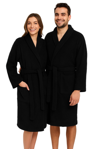 Szlafrok hotelowy relax z 100% bawełny