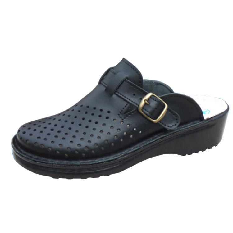 Buty medyczne damskie w kolorze czarnym