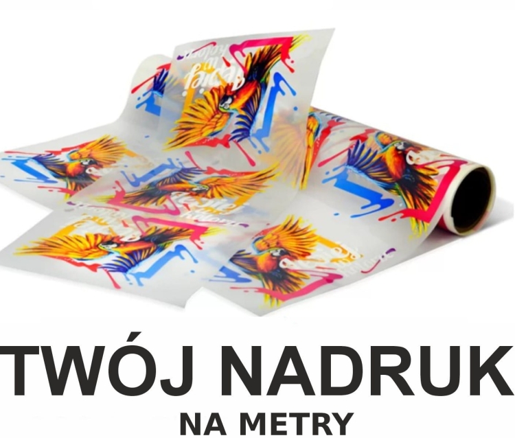 Wydruk DTF metr bieżący na folii szer. 58cm