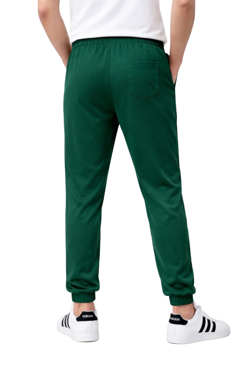 Męskie spodnie Cherokee Stretch w zielona butelka kolorze