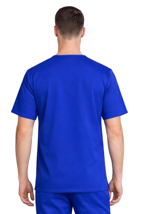 Bluza męska elastyczna medyczna kolor chabrowy