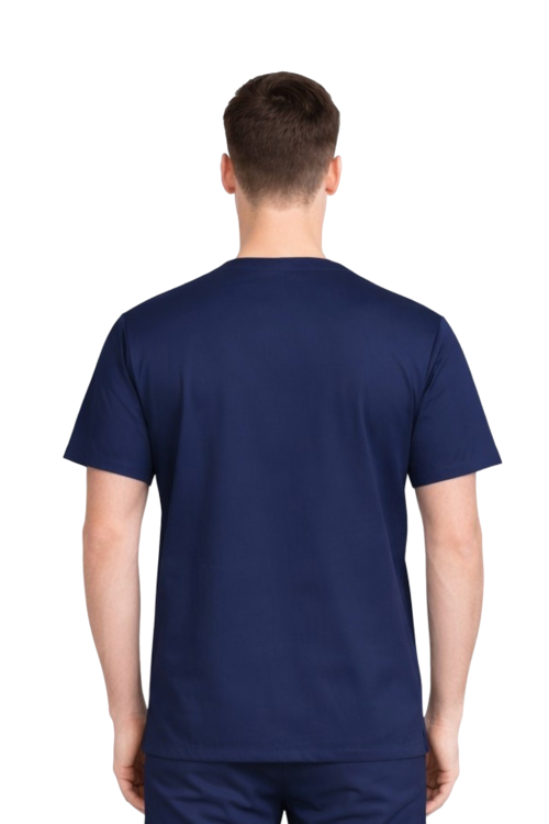 Granatowa bluza chirurgiczna męska SLIM